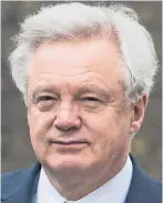  ??  ?? David Davis is in ‘listening mode’