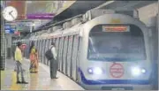  ?? HT FILE PHOTO ?? Every day, on an average, four to five cases of passengers requiring medical attention are reported, the Delhi Metro said.