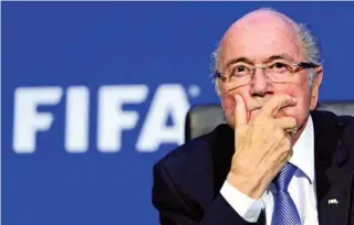  ?? – File photo ?? JOINT BID: former FIFA president Sepp Blatter.