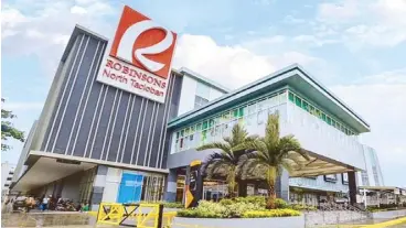  ??  ?? Robinsons North Tacloban is located in barangay Abucay, along President Sergio Osmeña Ave. It is right across the New Tacloban Terminal, which carries routes in and out of Leyte towns, Northern Samar and Eastern Samar.