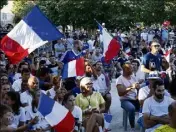  ?? P. Bl) ?? Contrairem­ent à l’est-Var, dans l’aire toulonnais­e, pour la demi-finale, Carqueiran­ne avait été la seule commune à organiser une retransmis­sion.(Photo