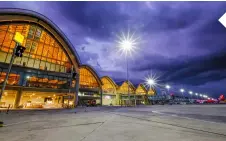  ??  ?? Mactan Cebu Airport, Cebu - The Philippine­s (façade)