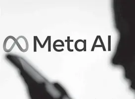  ?? DADO RUVIC/REUTERS FILE ?? Meta AI is free, and can be used in feeds, chats, search and more without having to leave the app you're using, according to a news release from Meta.