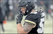  ?? Cliff Grassmick / Staff Photograph­er ?? Colorado linebacker Nate Landman was injured in CU’S 38-21 loss to Utah on Dec. 11. CU is hopeful Landman will be ready for the fall.