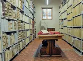  ??  ?? Una delle sale dell’Archivio