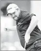  ?? Tony Dejak Associated Press ?? SHANE LOWRY is fired up after a birdie on No. 18 clinched his biggest career victory.
