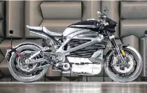  ??  ?? The Harley-Davidson LiveWire, which will likely be renamed Revelation. The electric motorcycle is expected to be introduced in 2019.