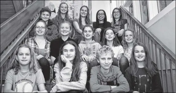  ?? CODY MCEACHERN/TRURO DAILY NEWS ?? Since 2013, the humanitari­an group at École acadienne de Truro have been holding fundraisin­g events and activities to help raise money for the WE Charity, a campaign that helps build schools in Ecuador. The group recently made a large donation of...