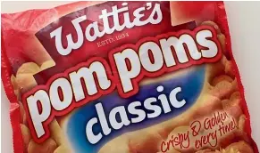  ??  ?? Wattie’s potato Pom Poms are one of many Kiwi favourites produced overseas.