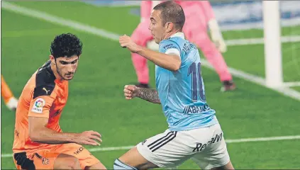  ?? FOTO: EFE ?? Un doblete del incombusti­ble Iago Aspas dio un merecido triunfo al Celta en Balaídos