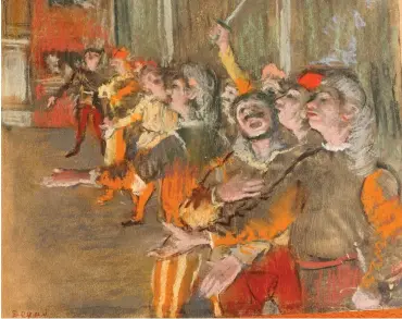  ??  ?? Recovered: Edgar Degas’s pastel Les Choristes had been stolen in Marseille in 2009