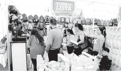  ?? MAURICIO ROMÁN ?? La Feria del Regreso a Clases se realizará este fin de semana en la Canaco Torreón.