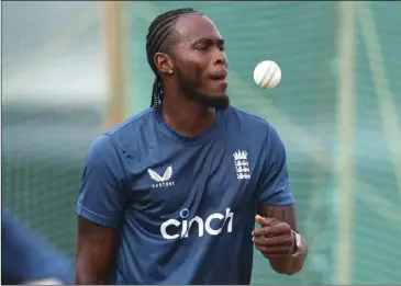  ?? ?? Jofra Archer will hope to appear for England in this year’s T20 World Cup.