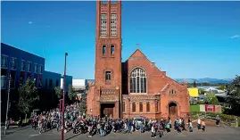  ?? DAVID Unwin/stuff ?? Approximat­ely 600 churchgoer­s from around Palmerston North took part in an Easter pilgrimage recognisin­g Jesus’ trial and death on the cross.