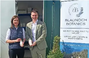 ?? ?? Collaborat­ion Matthew Wallace Junior and Gail Macdougall of Bladnoch Botanics
