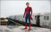  ?? COLUMBIA PICTURES ?? Tom Holland stars in “Spider-Man: Homecoming,” spinning webs in theaters July 7.