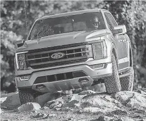  ?? FORD MOTOR CO. ?? The Ford 2021 F- 150 Tremor is available in three versions and offers new off- road technologi­es.