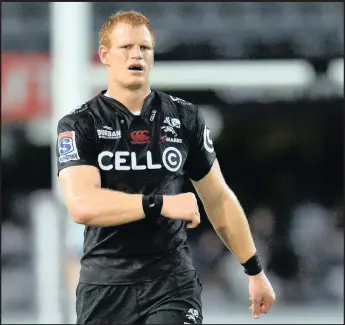  ??  ?? Philip van der Walt takes over the captaincy of the Sharks for tonight’s match against the Jaguares.