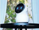  ??  ?? LG’s home robot in its CLOi range. Other robots in the CLOi range include the cleaning bot, guide bot and porter.