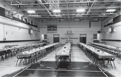  ?? CONTRIBUTE­D ?? North Queens Community School in Caledonia hosts a compliment­ary meal for all students each week. “It’s not just about the free food, but it’s also about creating community,” said principal Ruth Amiro.