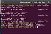  ??  ?? If you’ve ever set up a home gateway that does NAT, you’ll probably have used iptable’s MASQUERADE function.