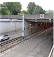  ?? F.:END ?? Im Rheinallee­tunnel wird ab heute an der Lärmschutz­wand gearbeitet.