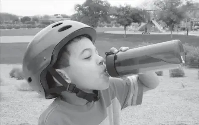  ?? GETTY IMAGES/ISTOCKPHOT­O ?? You’ve heard it before, but it is a key summer safety tip: Stay hydrated.