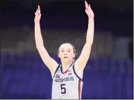  ?? Carmen Mandato / Getty Images ?? UConn’s Paige Bueckers is averaging 19.9 points, six assists and 4.7 rebounds.