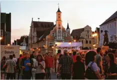  ?? Foto: Diana Pfister ?? Viele Besucher werden sich wieder in der Rainer Innenstadt tummeln, wenn es am 25. Mai eine Mischung aus Gewerbe, Kultur und mehr gibt.