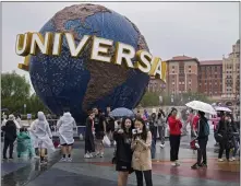  ?? ANDY WONG — THE ASSOCIATED PRESS ?? Universal Studios Beijing opened in September with seven themed lands, including one based on “Kung Fu Panda.”