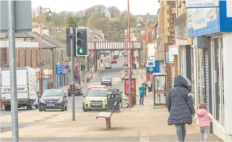  ?? Picture: Steven Brown. ?? Cowdenbeat­h is one of the towns touted to test a universal basic income scheme.