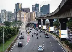  ?? BLOOMBERG PIC ?? For the first half of the year, Malaysia’s current account still recorded a surplus value of 2.7 per cent of gross domestic product.