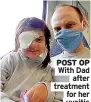  ?? ?? POST OP With Dad after treatment for her uveitis