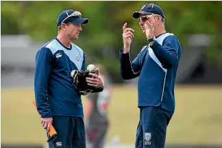  ?? GETTY IMAGES ?? Grant Bradburn, right, has extended his contract as head coach for the Scotland men’s side until the end of 2018.