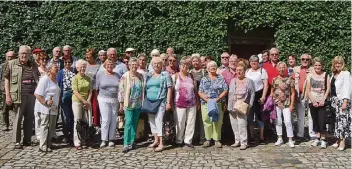  ?? FOTO: CDU-SENIOREN ?? Auf Einladung der CDU-Senioren unternahm diese Gruppe aus Wegberg eine mehrtägige Reise nach Prag.