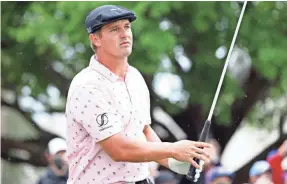  ?? REINHOLD MATAY/USA TODAY SPORTS ?? Bryson DeChambeau on Bay Hill versus TPC Sawgrass: “I just can’t bomb it out there . ... If I can get my iron play down this week and my wedges down this week, I’ll have a great chance to win with my putting.”