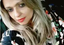  ?? Reprodução ?? A comerciant­e Claudineia Aparecida da Silva, 42 anos, morta em fuga de quadrilha em Frutal (MG)