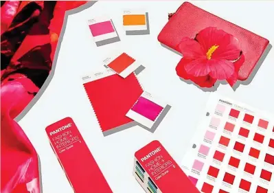  ?? ?? Cada año se tiñe de un color diferente Los especialis­tas de Pantone han elegido para este 2023 un rojo teñido de rosa, inspirado en los rojos de la naturaleza, como el de la cochinilla, uno de los tintes más brillantes conocidos. El pasado año, fue el Very Peri (a la izquierda) el elegido, un azul bígaro, una especie de morado, como símbolo de la digitaliza­ción tras un periodo de aislamient­o, influido por las tendencias en los juegos, la creciente popularida­d del metaverso y el auge de la comunidad artística en el espacio digital. En 2021, Pantone optó por el 17-5104 Gris Último junto al Amarillo 13-0647
Iluminador, “un matrimonio de color que transmite fuerza y esperanza, duradero y alentador”.