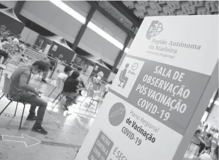  ??  ?? Este fim de semana, o Tecnopolo acolhe, para vacinação, todas as pessoas com idade igual ou superior a 12 anos.