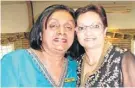  ??  ?? Rani Pillay with Sharmla Naidoo