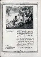  ??  ?? An ad for Allenburys’ Pastilles