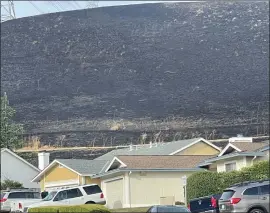  ?? RICK HURD — STAFF ?? Fire investigat­ors have determined fireworks caused a June 17fire in Pittsburg that forced 2,200 evacuation­s and threatened 100 homes.