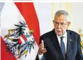  ?? ?? Alexander Van der Bellen ist seit 2017 im Amt. Ob er erneut für das höchste Amt kandidiert, das könnte sich morgen entscheide­n