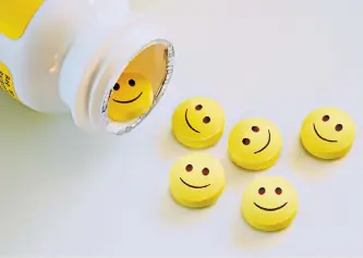  ?? ?? Smiles all round? The long-term use of antidepres­sants comes with caveats