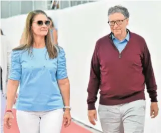  ?? GTRES ?? Bill y Melinda Gates