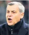  ??  ?? BRAVE Lyon manager Bruno Genesio last night