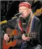  ?? Photograph­s from Getty Images ?? BOB Dylan, from top, will be a part of Willie Nelson’s Outlaw tour.