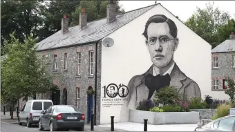  ??  ?? Francis Ledwidge mural in Slane.