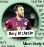  ??  ?? Rory McArdle