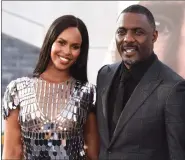 ?? Associated Press file photo ?? In a 2019 file photo, cast member Idris Elba arrives with his wife Sabrina Dhowre Elba at the Los Angeles premiere of “Fast & Furious Presents: Hobbs & Shaw.”